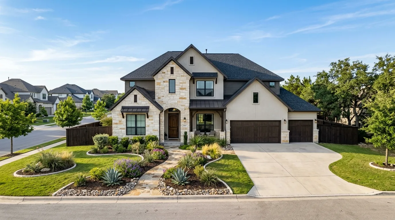 Creekside neighborhood homes